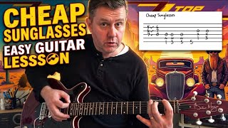 Cheap Sunglasses - ZZ Top - Easy Guitar Lesson (Guitar Tab)