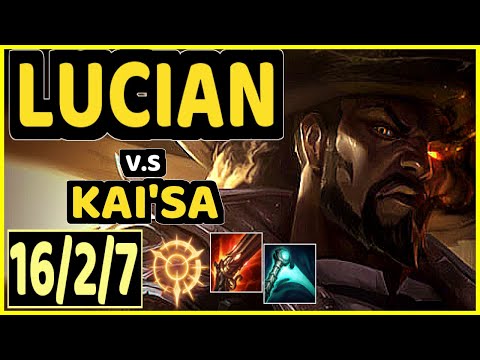 MICAO (LUCIAN) vs KAI'SA - 16/2/7 KDA BOTTOM ADC GAMEPLAY - BR Ranked GRANDMASTER