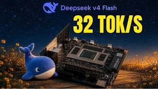 DeepSeek V4 Flash Fully Local — 32 tok/s on a Single Chip