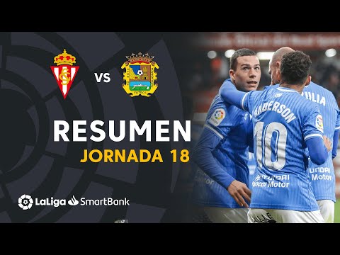 Highlights Real Sporting vs CF Fuenlabrada (1-1)