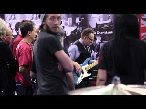 TJ Fisher Angel Drums Oz Noy and Elliott Randall of Steely Dan and Hi-Watt Amplifiers NAMM 2014