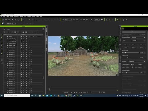 Iclone 8 create terrain from EarthSculptor local village
