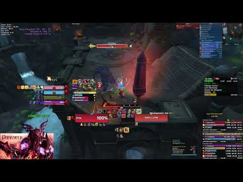 Blood DK + 24 Shrine of the Storm - Bursting, Volcanic, Fortified, Awakened