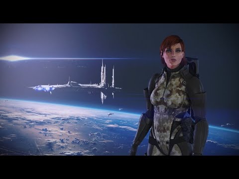 Mass Effect 1 - Paragon Ending + credits - Jane Shepard
