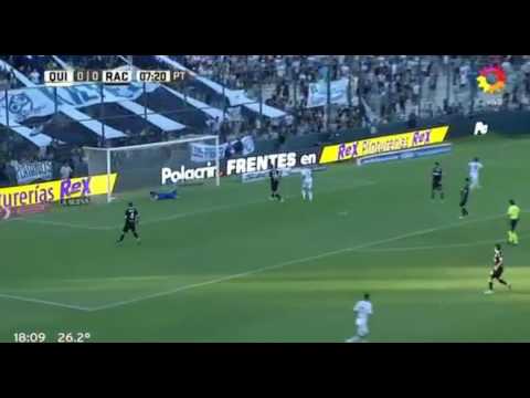 Gol de Andrada - Quilmes 1 Vs 0 Racing Club - Fecha 18 - Liga Argentina 2017