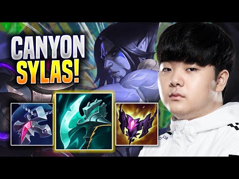 CANYON DOMINATING WITH SYLAS! - DK Canyon Plays Sylas JUNGLE vs Ekko! | Preseason 2023