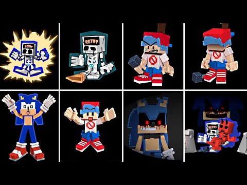 The Best Game Over Screen in FNF #3 - (Minecraft Animation)