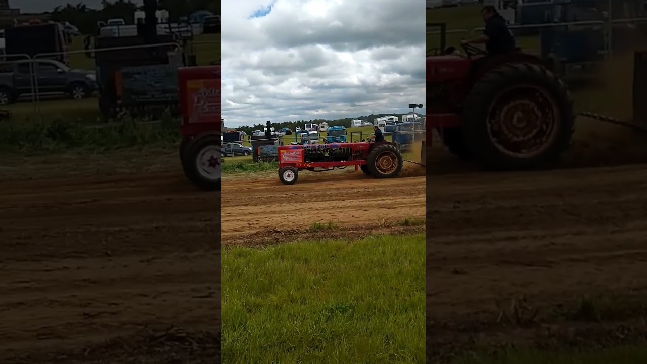 Twin V8 Engine tractor pull!