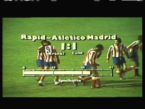 1976 (September 15) Rapid Vienna (Austria) 1 -Atletico Madrid (Spain) 2 (Cup Winners Cup)