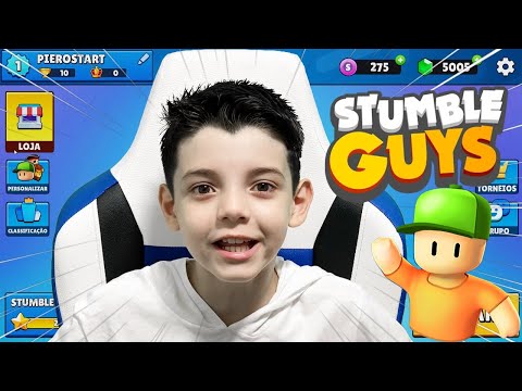 Joguei STUMBLE GUYS pela PRIMEIRA VEZ - Piero Start Games