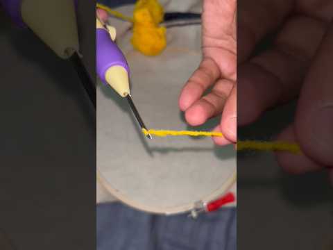 How to thread a punch needle | Amazon punch needle| Punch needle thread #punchneedleart #punchneedle