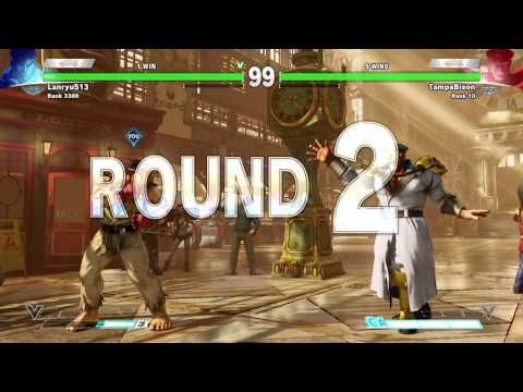 STREET FIGHTER V:Ryu(Lanryu513) vs M.Bison(Tampa Bison)