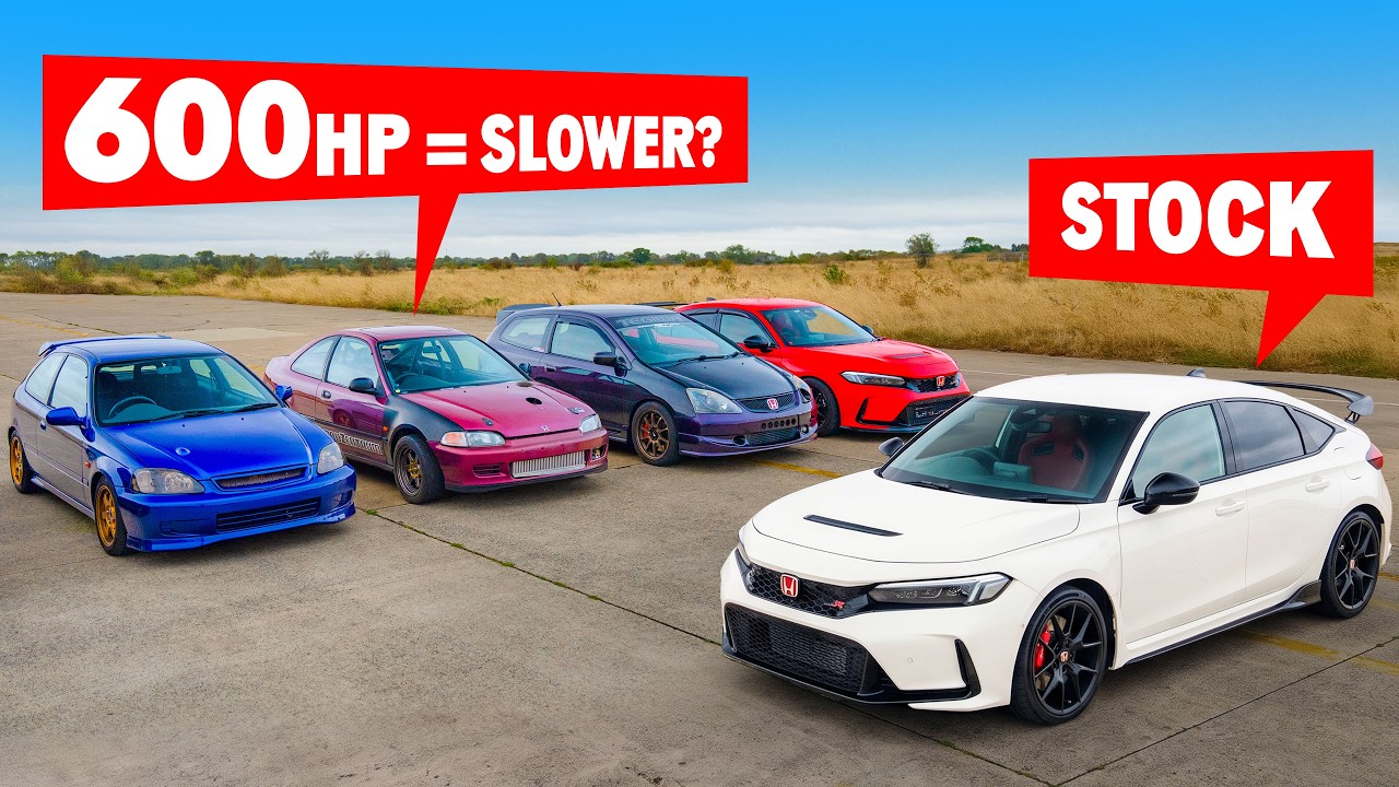 Are TUNED cars a WASTE of MONEY? Honda Civic Type R DRAG RACE