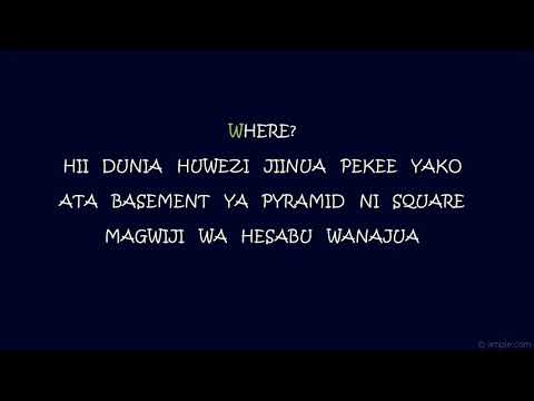 WAJINGA NYINYI 4  - EVANSQUEZ (Official Lyric Video) PART 4