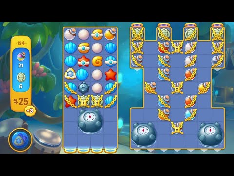 @Fishdom Win Strikes Atlantis Cup Stage 128 - 134