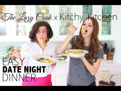 'Out of Groceries' Pasta with Kitchy Kitchen  |  The Lazy Cook Ep2