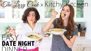 'Out of Groceries' Pasta with Kitchy Kitchen  |  The Lazy Cook Ep2