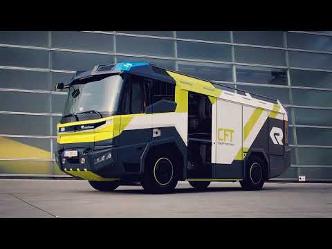 Rosenbauer Concept Fire Truck (CFT) at 2018 Ars Electronica Festival