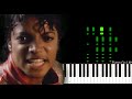 Michael Jackson Beat It Piano Tutorial