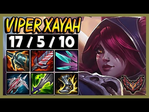 Viper Xayah vs Kaisa ADC [ TripleKill ] Patch 13.15 - Korea - Grandmaster