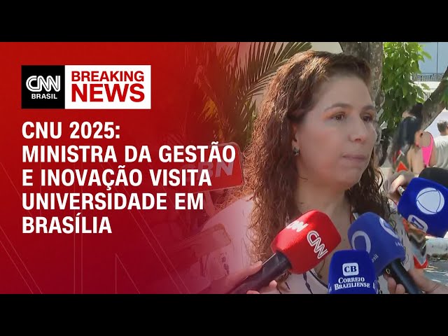 CNU 2025: Esther Dweck visita Centro Universitário de Brasília | AGORA CNN