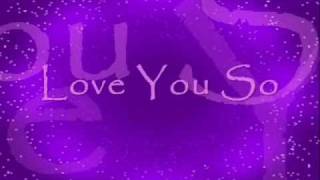 Love You So by Natalie - LYRICS