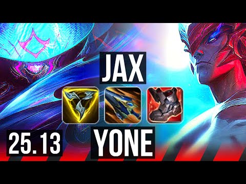 JAX vs YONE (TOP) | Godlike | KR Master | 25.13