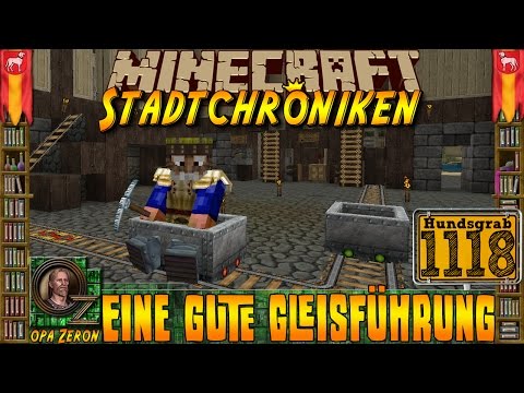 Minecraft #1118 -Stadtchroniken- Eine gute Gleisführung [HD+Deutsch]