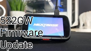 Nextbase 522GW Firmware Update Using A PC