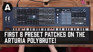 Video thumbnail for Arturia PolyBrute Polyphonic Synthesizer - First 8 Preset Patches! by Andertons Synths, Keys and Tech