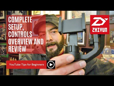 Zhiyun Smooth Q Gimbal Tutorial ☑️ | complete setup, controls overview and review