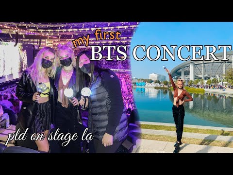 MY FIRST BTS CONCERT (방탄소년단) | Permission to Dance LA 2021 Vlog