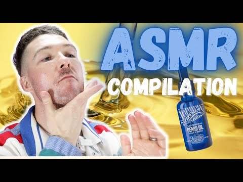 ✨60 Minutes Relaxing ASMR 💈🪒 Pre Shave Oil Compilation 💈