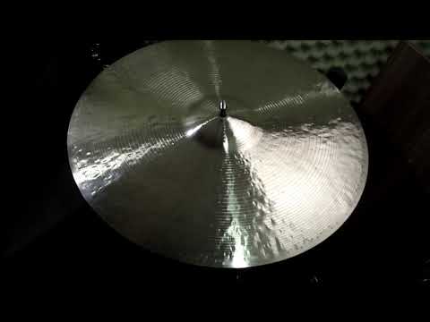 22 Rustico Ride, 2218g after pitch lowering - Handcrafted cymbals by Craig Lauritsen