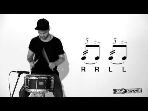 Sick Drummer Rudiment Series: 7. Five Stroke Roll