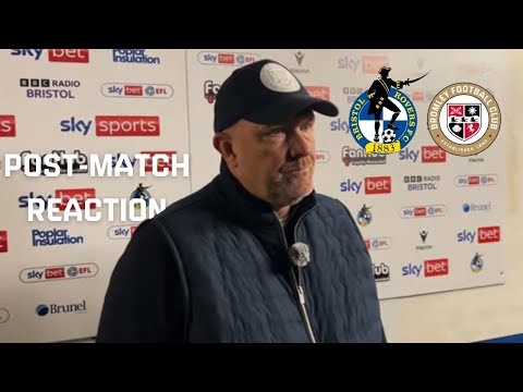 Andy Woodman after Bristol Rovers Boxing Day win