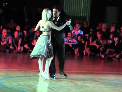  Sebastian Arce  and  Mariana Montes  are  dancing  to  the  vals  "  Ilusion Azul  "