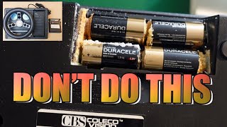 When Batteries Attack! Dead Colecovision