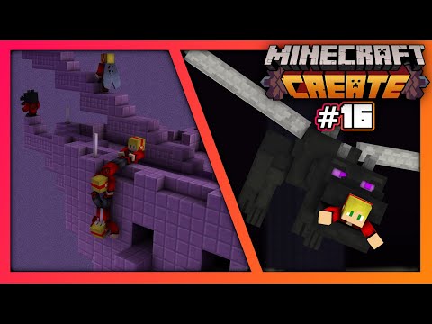 KILLERSCHLEIM im End, ENDLICH ELYTRA, Enderdrache & MEHR 🔸 Minecraft Create #16