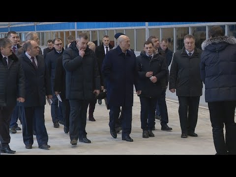 Президент Беларуси Александр Лукашенко посетил Добруш видео