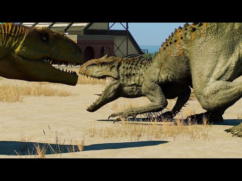 LARGE CARNIVORE DINOSAURS BATTLE ROYALE - Jurassic World Evolution 2