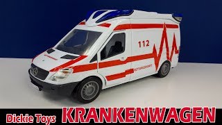 DICKIE TOYS KRANKENWAGEN / Ambulance Van [Vorstellung]