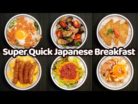 6 Easy & Delish Japanese Breakfast! All in One Bowl!