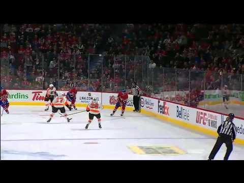 Brendan Gallagher 1-0 goal vs Philadelphia Flyers. Feb 16th 2013