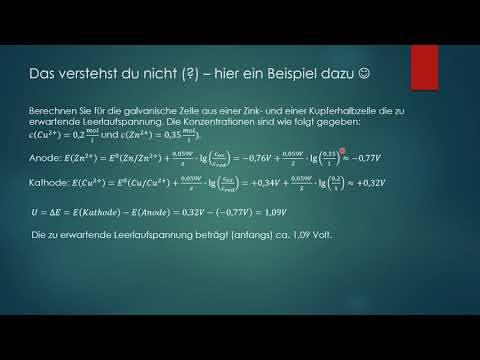 Q12C Die Nernstsche Gleichung