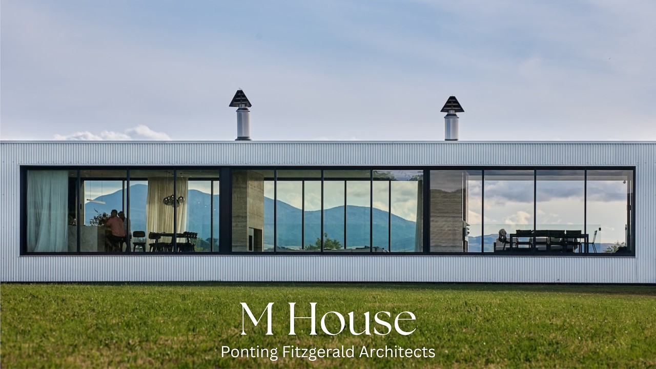 Inside an Abstract Home in a Rural Olive Grove by Ponting Fitzgerald Architects