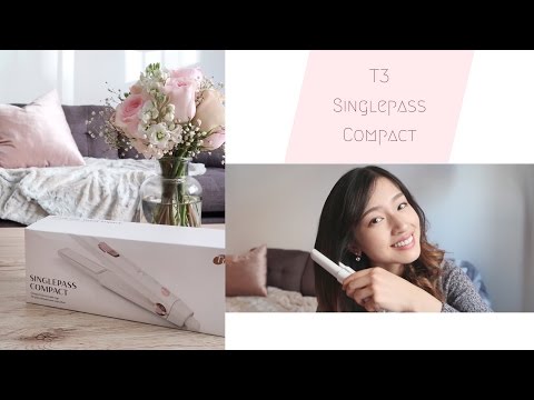 First Time Using T3 SinglePass Compact Iron | theresakong