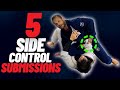 5 Submissions From Side Control  (Every White Belt) MUST Know