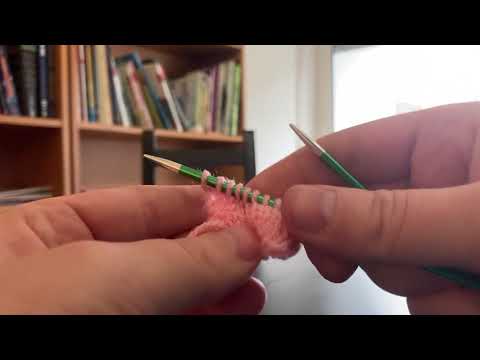 Linke Maschen vereinfacht