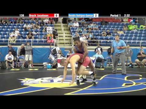 Junior 138 - Brock Jacobson (Virginia) vs. Renaldo Rodriguez-Spencer (New York)